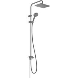 Душевая стойка Hansgrohe Vernis Shape Showerpipe 230 1jet Reno 26282670, черный матовый фото 