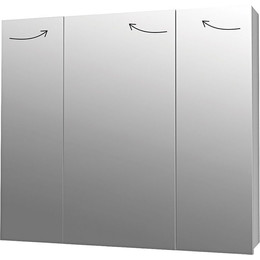 Зеркало-шкаф Dreja Almi 80 см 99.9011, белый глянец фото 