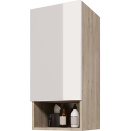 Шкаф подвесной Dreja Perfecto 35 см 99.0815, дуб эврика/белый глянец фото 