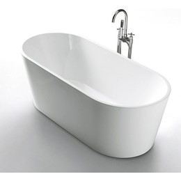 Ванна отдельностоящая BelBagno BB202-1500-750 150х75 см, Размер - мм: 1500х750 фото 