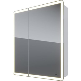 Зеркало-шкаф Dreja Point Led 70 см 99.9033, белый глянец фото 