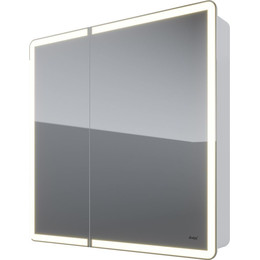 Зеркало-шкаф Dreja Point Led 80 см 99.9034, белый глянец фото 