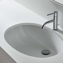 Раковина врезная под столешницу Globo Lavabi d'arredamento 57 см VA018.BI фото 