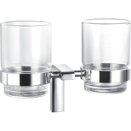Стакан двойной для зубных щеток Cezares Ultima CZR-F-8930A фото 