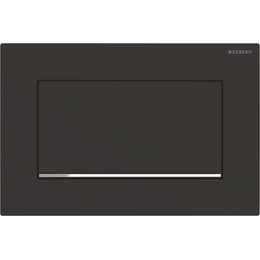 Кнопка смыва Geberit Sigma 30 115.893.14.1, черный матовый/хром фото 