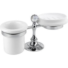 Стакан с мыльницей Cezares Olimp OLIMP-STT-01-Sw фото 