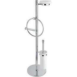 Стойка с держателем и ёршиком Cezares Olimp OLIMP-WBS-01-M фото 
