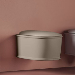 Унитаз подвесной безободковый ArtCeram Atelier ATV001 41 00, matera, Цвет производителя: коричневый фото 