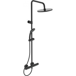 Душевая стойка с термостатом Ideal Standard Ceratherm T25 A7546XG, черный матовый фото 
