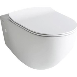 Унитаз подвесной безободковый ArtCeram File 2.0 FLV004 05 30, белый матовый фото 