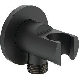 Шланговое подсоединение с держателем Ideal Standard Silk Black Idealrain BC807XG, черный матовый фото 