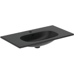 Раковина подвесная Ideal Standard Tesi Vanity 80 см T3509V3, черный матовый фото 