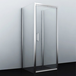 Душевое ограждение WasserKraft Salm 90х90 см 27I43, хром/прозрачное фото 