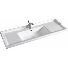 Раковина врезная на столешницу CeramaLux N 120 см NYJ840-120 фото 