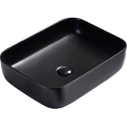 Раковина-чаша CeramaLux NC 50 см 2105-1MB, черный матовый фото 