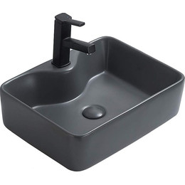 Раковина-чаша CeramaLux NC 48 см 7291MDH-2, серый фото 