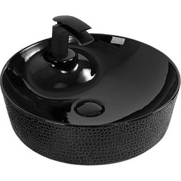 Раковина-чаша CeramaLux LuxeLine 45 см D1306H004, черный глянцевый фото 