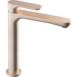 Смеситель для раковины высокий Kerama Marazzi Ole 69415KM.M0.071, золотой атласный фото 