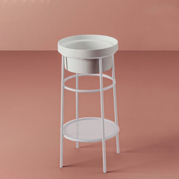 Раковина с металлической консолью ArtCeram Fuori Scala 40 см TFL032 01 00, белый матовый фото 