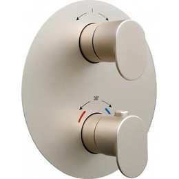 Смеситель для ванны с термостатом Kerama Marazzi Ole 67638EKM.M0.071, золотой атласный фото 