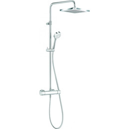 Душевая стойка с термостатом Kludi Logo Dual Shower System 6809805-00 фото 