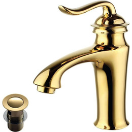 Смеситель для раковины Lemark Brava LM4706G, золото фото 