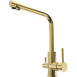Смеситель для кухни Lemark Expert LM5061G, золото фото 