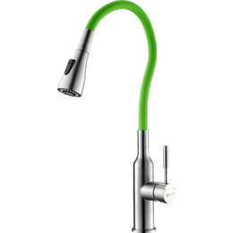 Смеситель для кухни Lemark Expert LM5082S-Green, хром/зеленый фото 