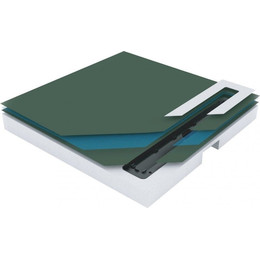 Душевой трап с поддоном Pestan (BETTOSERB) Confluo Frameless Line 55 см 40007821BG, черный глянец/хром матовый фото 