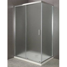 Душевое ограждение BelBagno 110x80 см UNO-AH-1-110/80-P-Cr, хром/текстурное фото 