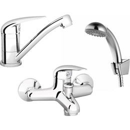Набор смесителей 3 в 1 для ванны Ravak Set Suzan V 70508018 фото 