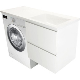 Тумба подвесная с раковиной-столешницей Эстет Dallas Luxe 105 см (2 ящика) R ФР-00009672 фото 