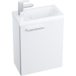 Тумба подвесная с раковиной Ravak Chrome SDU 40 см L X000000538, белый фото 