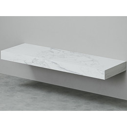 Столешница Velvex Unit 160 см st.UNI.160-630, белый мрамор фото 