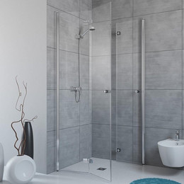 Душевое ограждение Radaway Fuenta New KDD-B 80x90 см, хром/прозрачное фото 