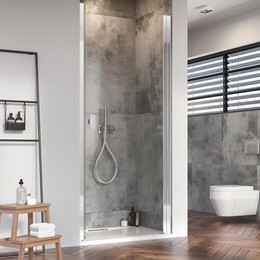 Душевая дверь Radaway Nes 8 DWJ I 90 см 10076090-01-01R (стекло 8 мм), хром/прозрачное фото 