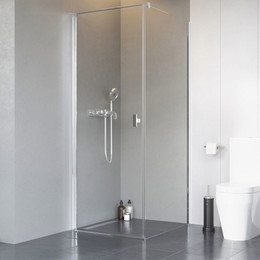 Душевое ограждение Radaway Nes 8 KDJ I 100x70 см L (стекло 8 мм), хром/прозрачное фото 