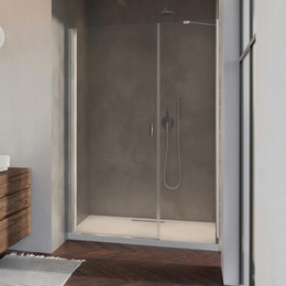 Душевая дверь Radaway Nes 8 DWS 140 см L (стекло 8 мм), хром/прозрачное фото 