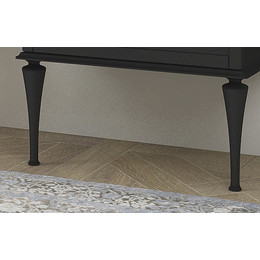 Ножки для мебели Cezares Tiffany 35 см 40387, Nero grafite фото 