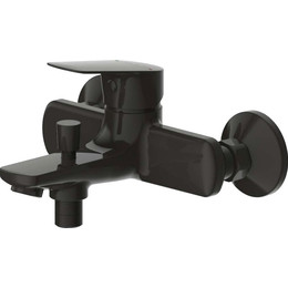 Смеситель для ванны Bravat Rhein F6429564BW-01-ENG, черный матовый, Цвет производителя: чёрный матовый фото 