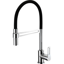 Смеситель для кухни Lemark Soul LM6006C, хром/черный фото 