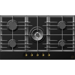 Газовая варочная поверхность MBS PG-905BL Classic (чёрное стекло) фото 