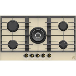 Газовая варочная поверхность MBS PG-905IV Classic (слоновая кость стекло) фото 