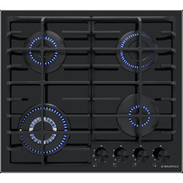 Газовая варочная поверхность Maunfeld EGHG.64.63CB2/G (чёрное стекло) фото 