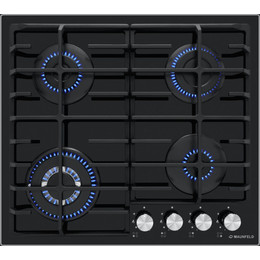 Газовая варочная поверхность Maunfeld EGHG.64.63CB/G (чёрное стекло) фото 