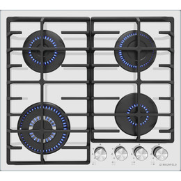Газовая варочная поверхность Maunfeld EGHG.64.63CW/G (белое стекло) фото 