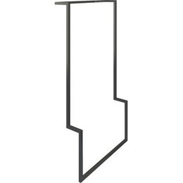 Ножка для мебели Cezares Urban 40396, Nero Opaco фото 