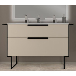 Тумба подвесная с раковиной Cezares Urban 120 см 55162, Spatolato bianco фото 