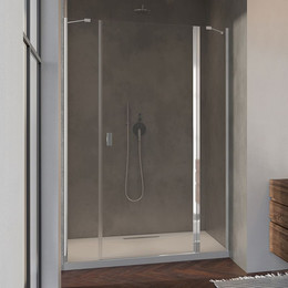 Душевая дверь Radaway Nes 8 DWJS 130 см R (стекло 8 мм), хром/прозрачное фото 