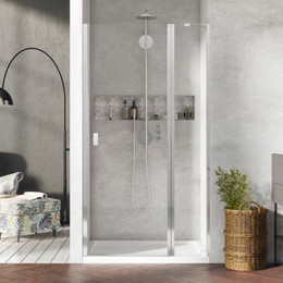 Душевая дверь Radaway Nes 8 DWJ II 80 см 10083080-01-01R (стекло 8 мм), хром/прозрачное фото 